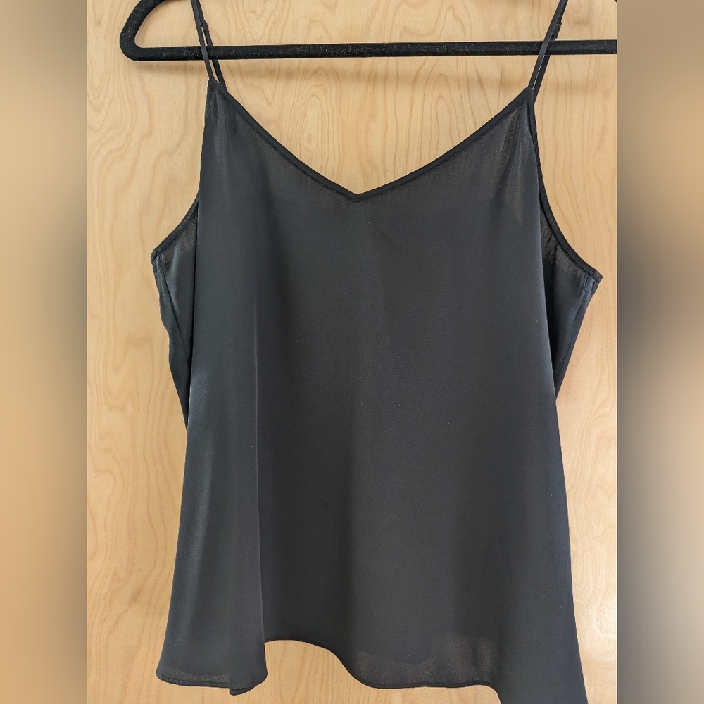 Quince Washable Stretch Silk V-Neck Cami
